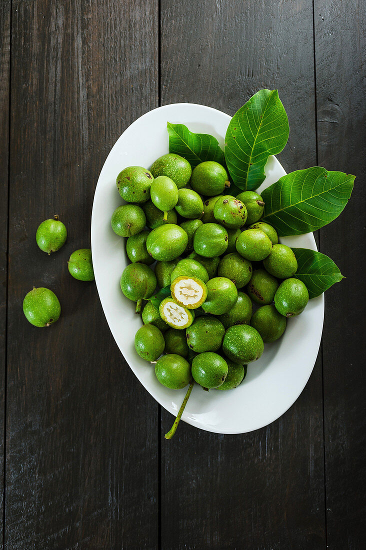 Green walnuts