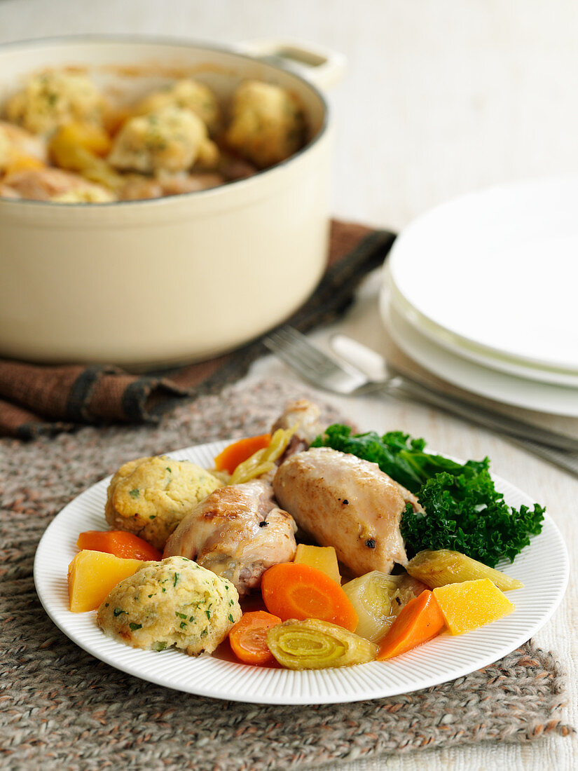 Chicken Casserole with Dumplings