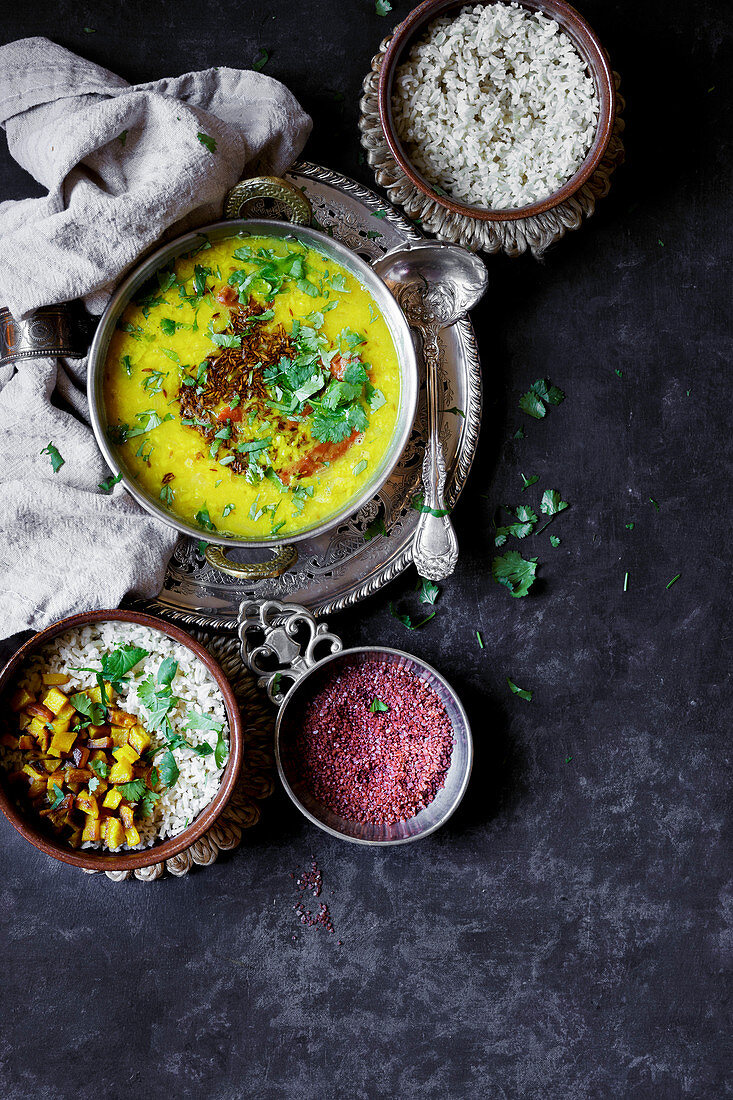 Dal (Indian vegan Meal)