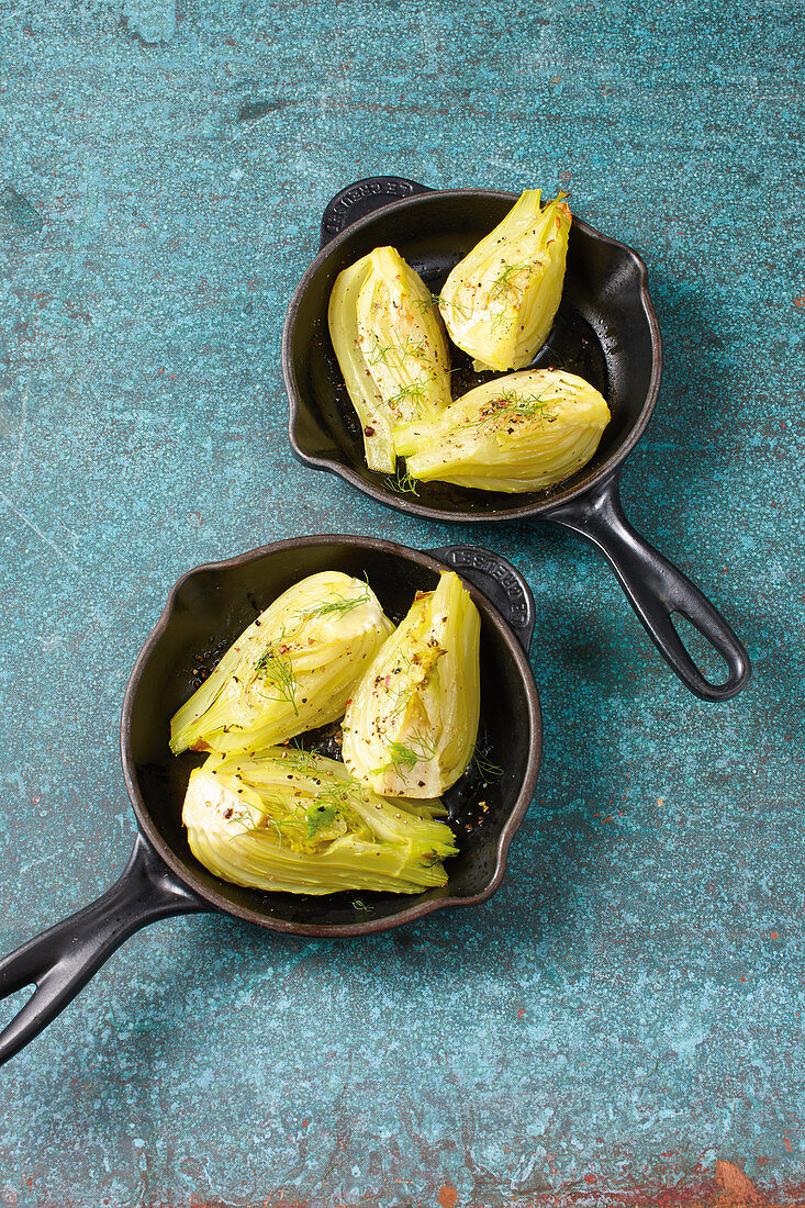 Baked fennel with turmeric