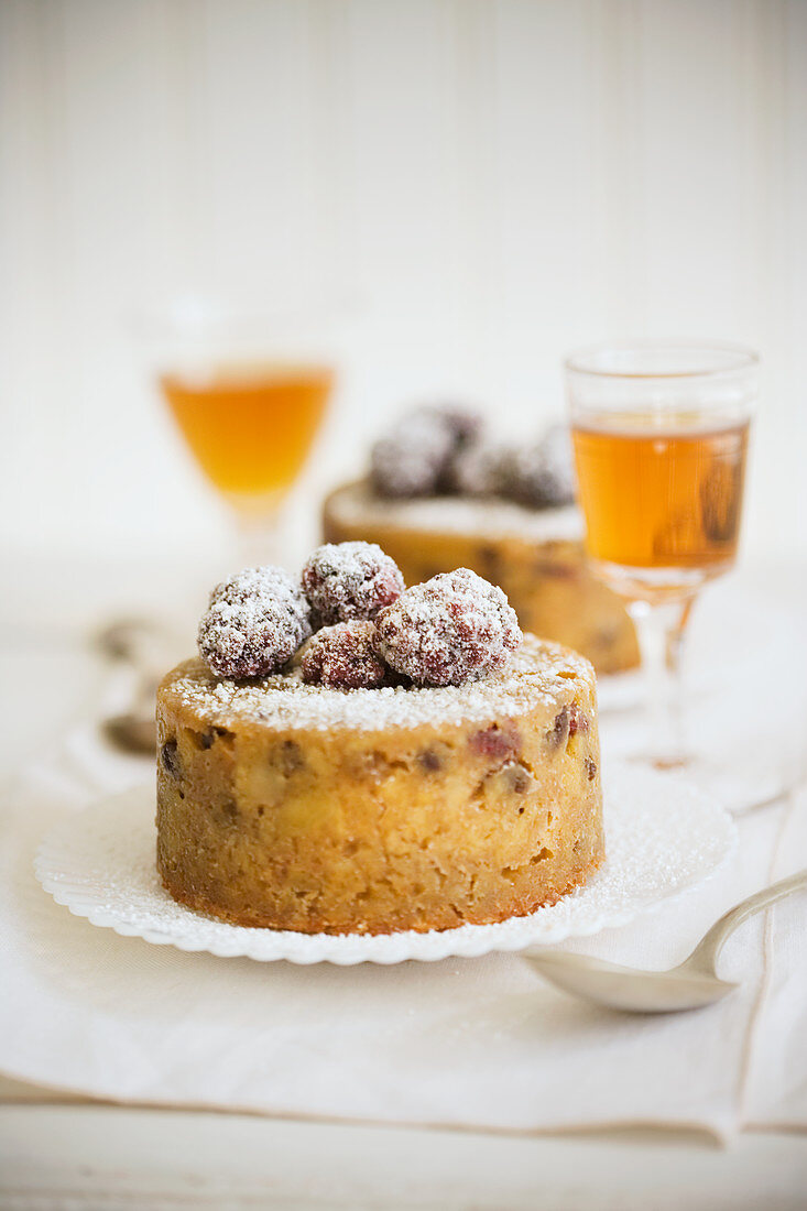 Obstkuchen mit Himbeeren