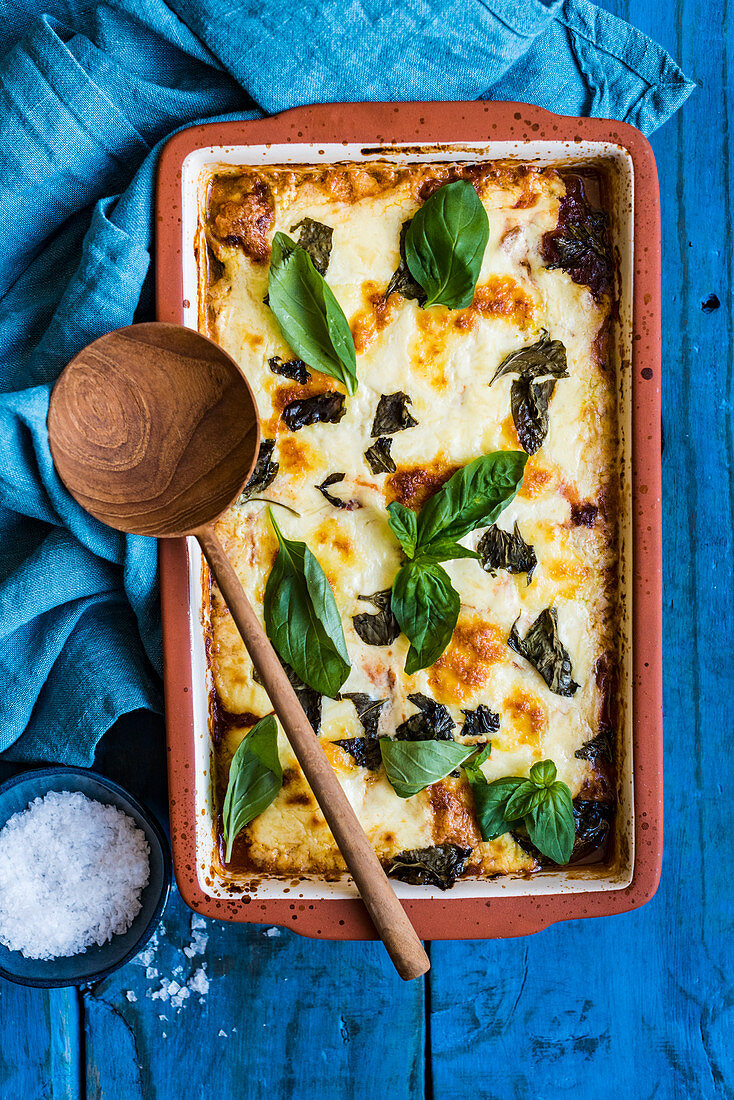 Zucchini Parmigiana (Zucchiniauflauf)