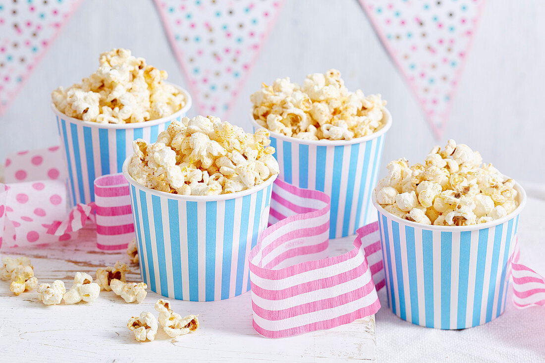 Popcorn, süß und salzig