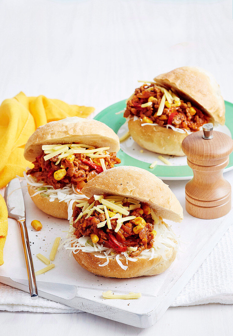 Western Sloppy Joes mit Mais