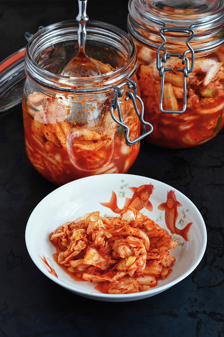 Kimchi - spicy fermented Chinese cabbage