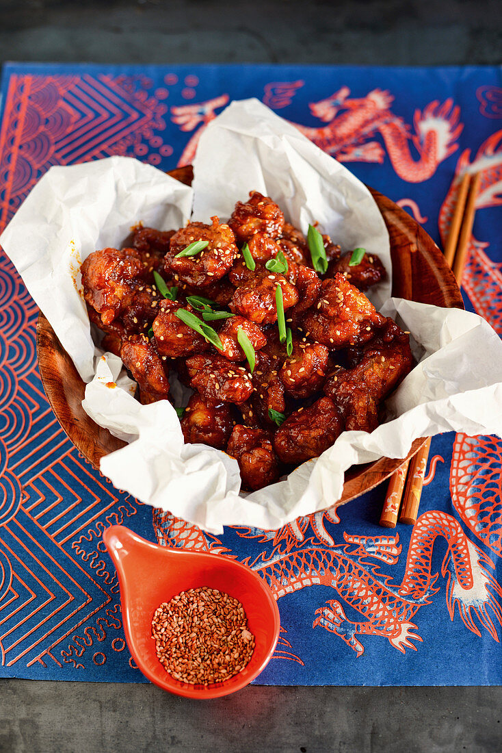 Korean popcorn chicken