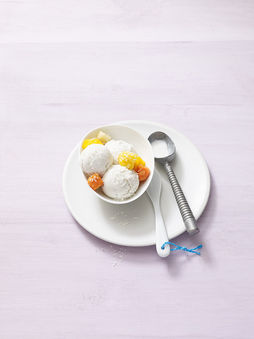 Coconut sorbet