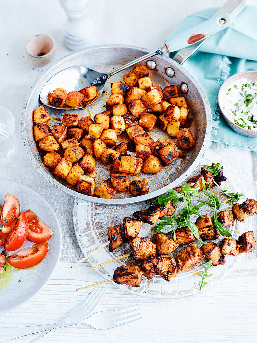 Bratkartoffeln mit marokkanischen Gewürzen