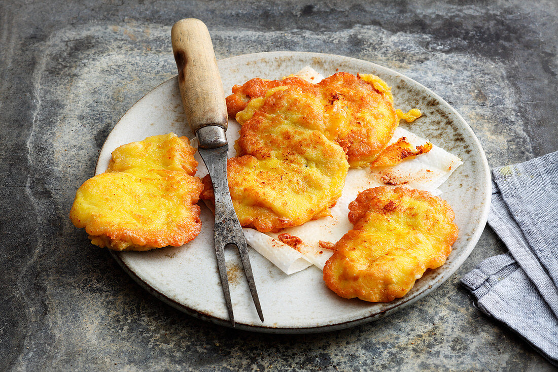 Picatta Milanese with Parmesan cheese