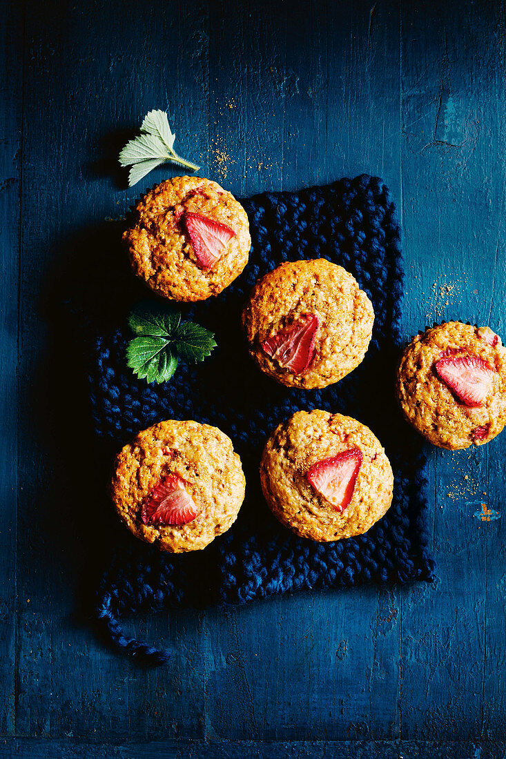Erdbeer-Ingwer-Muffins