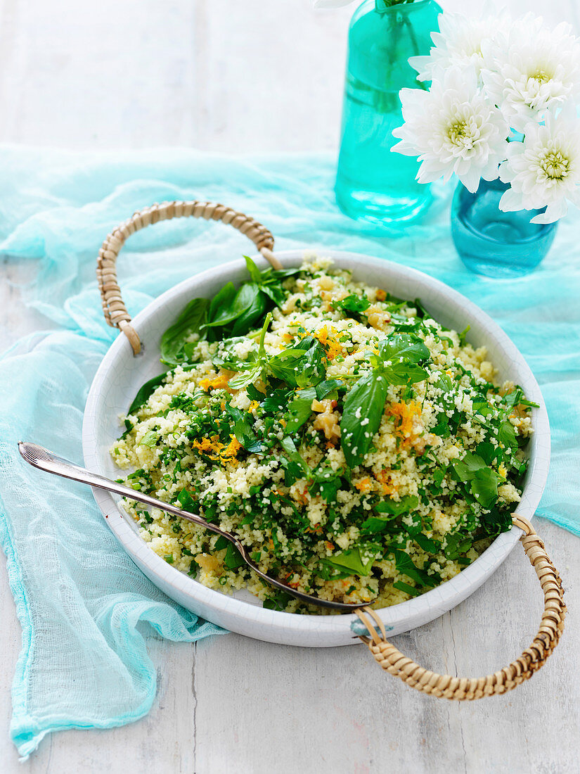 Green and Gold Couscous