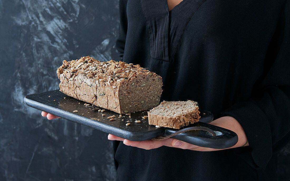 Gluten-free and sugar-free buckwheat bread