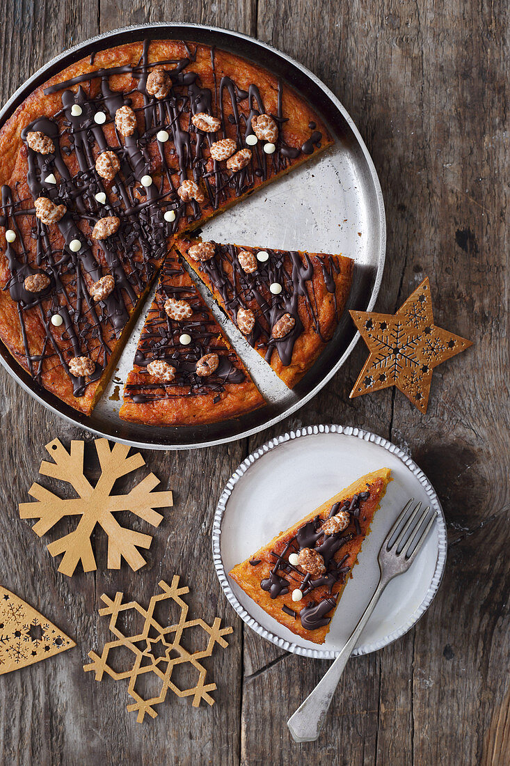 Christmas carrot cake