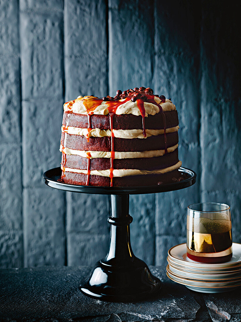 Espresso-Schichttorte mit Martini