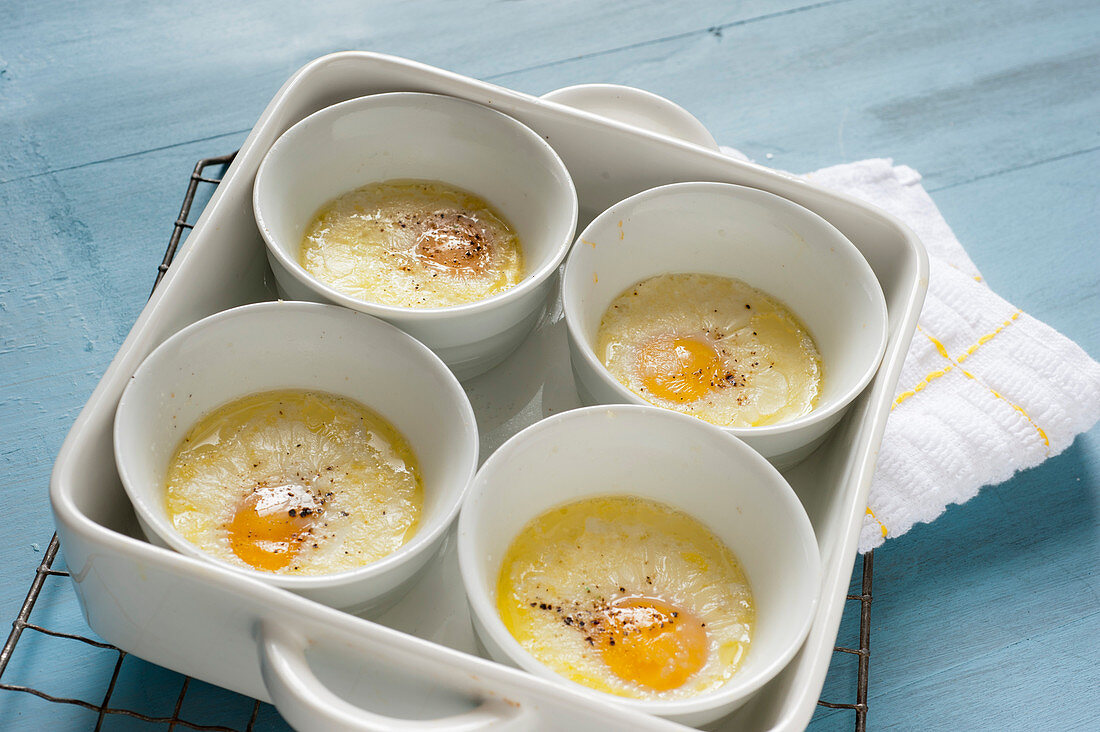 Baked Eggs in Ofenform