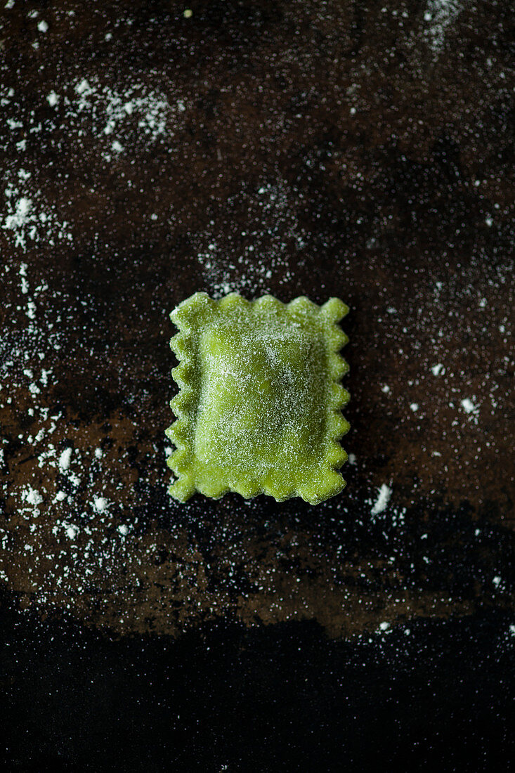 Ravioli mit Brunnenkresse