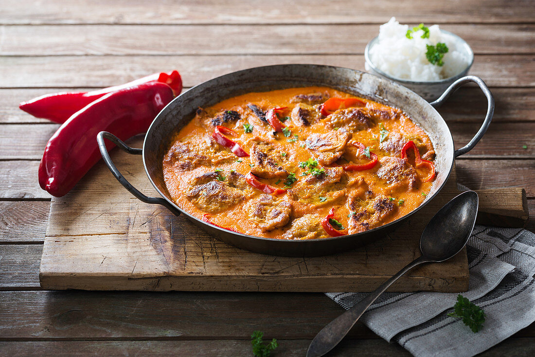 Soy steaks in pepper sauce (vegan)