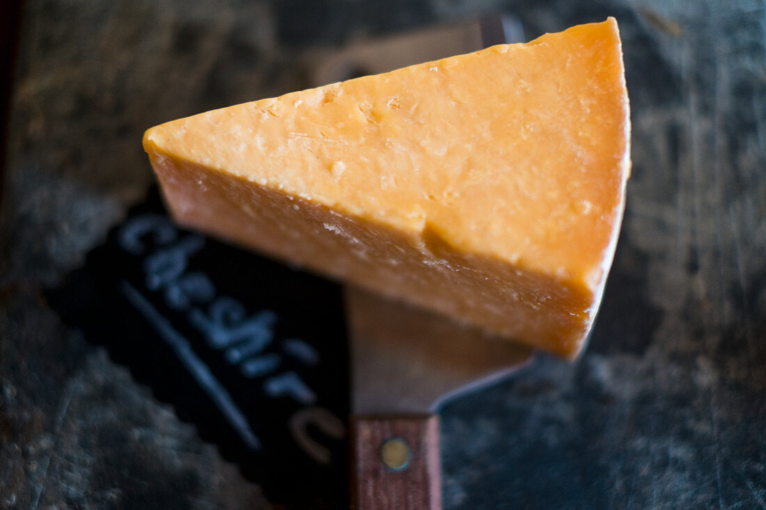 A piece of Cheshire Appleby cheese