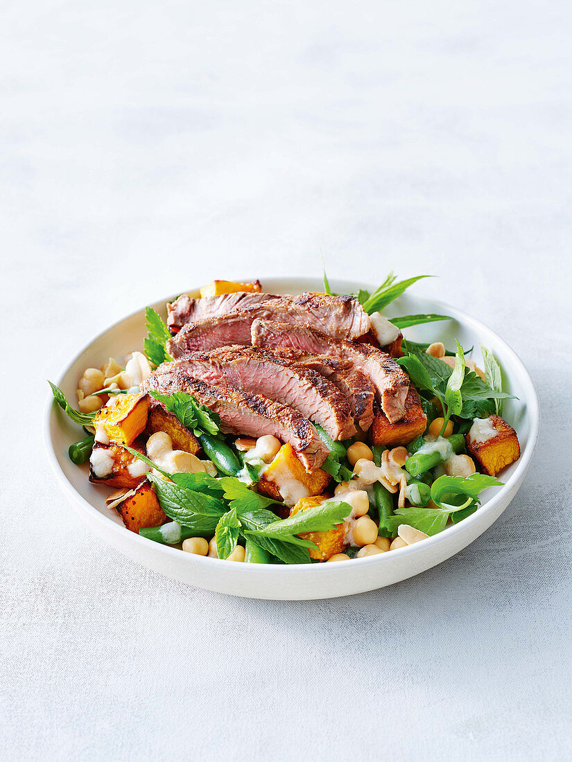 Spiced beef salad