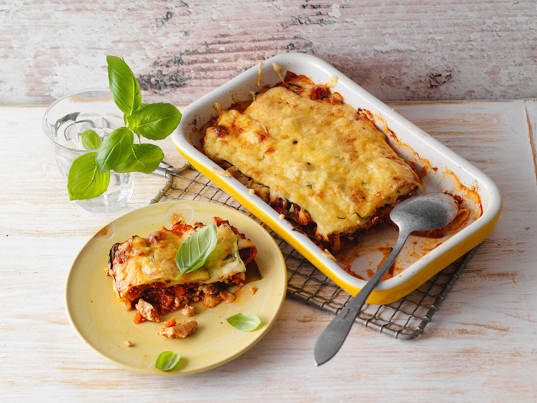 Courgette lasagne (low carb)