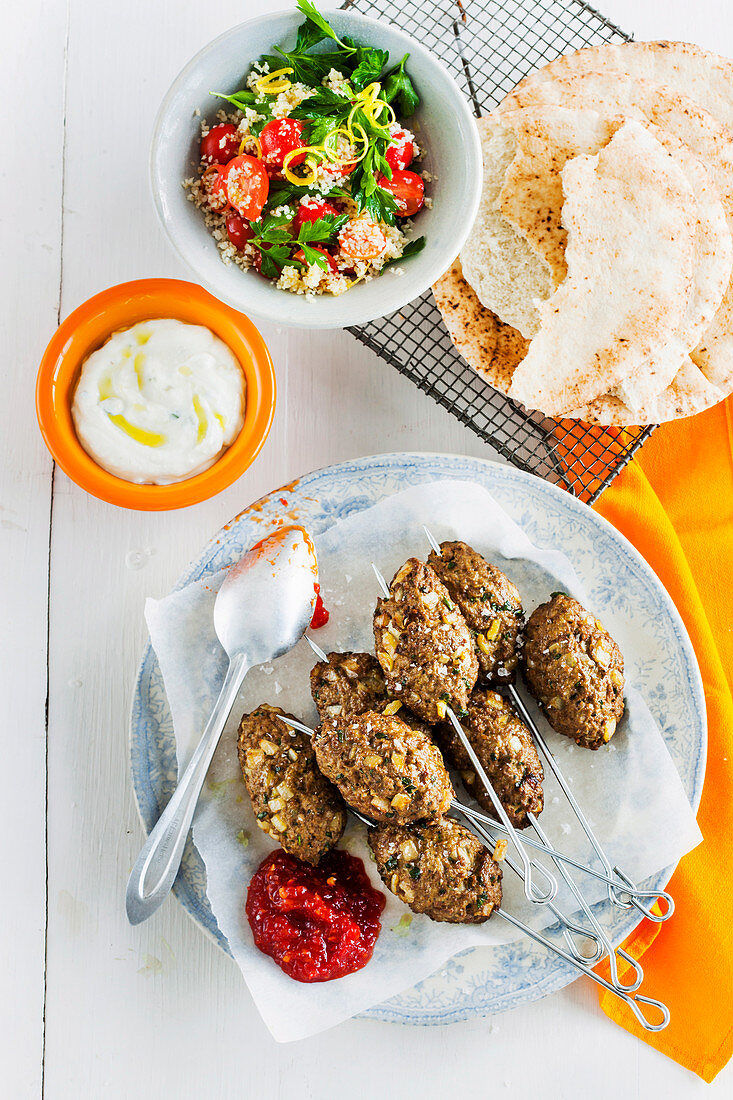 Lamb Kofta with Spicy Tomato Chutney