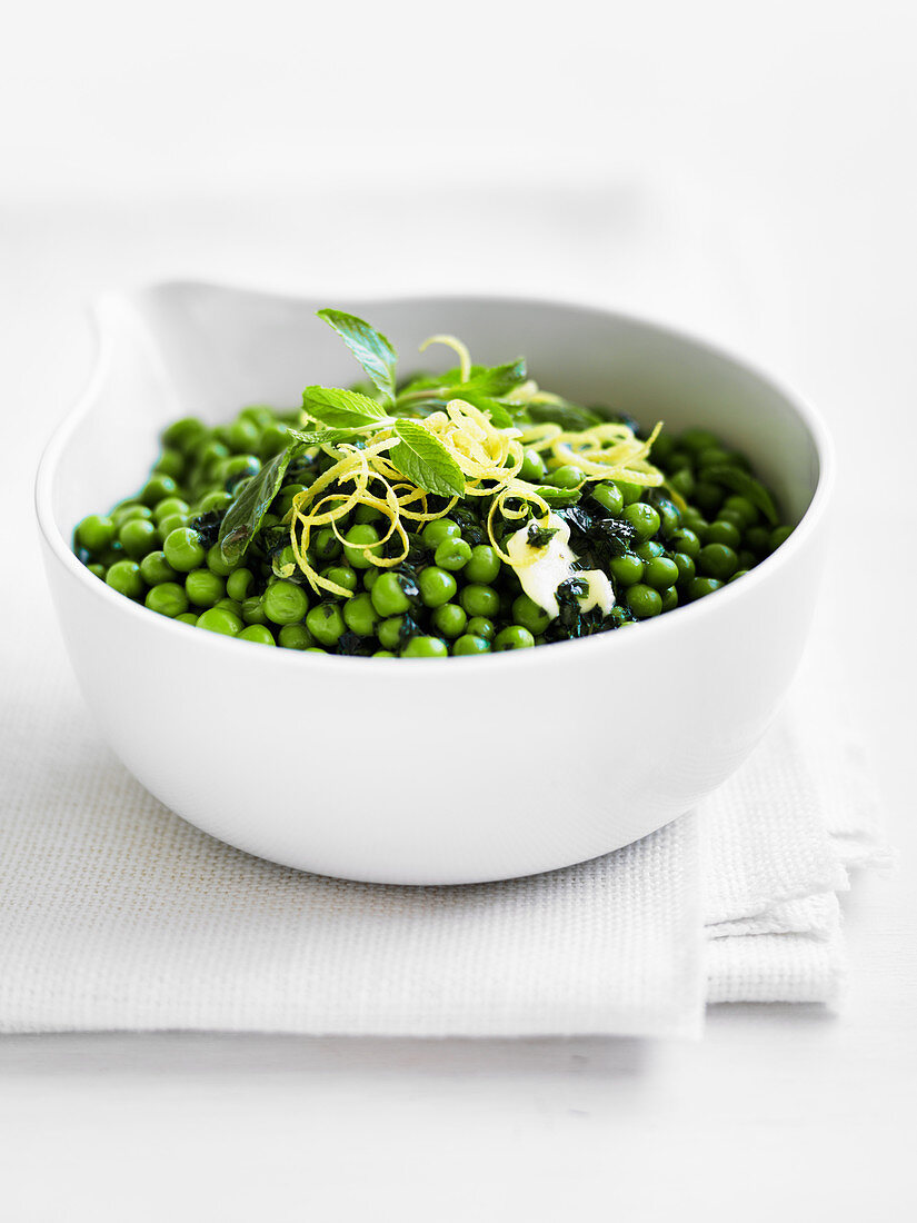 Peas with Mint and Butter