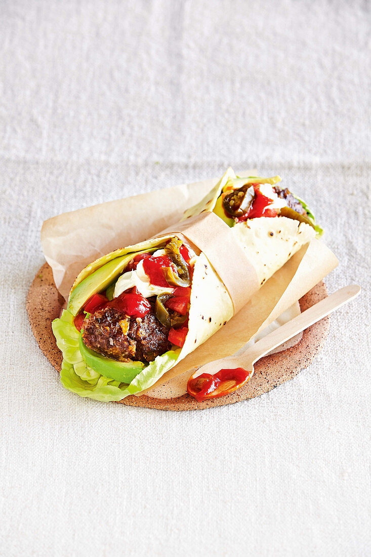 Mexican beef wrap (gluten free)