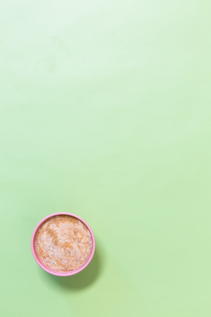 A mango and banana smoothie