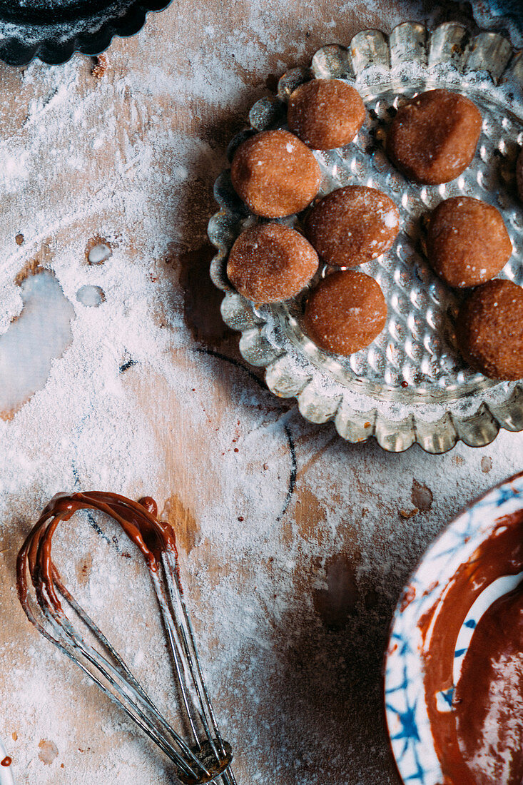 Unbroken gingerbread biscuits for St Nicholas Day