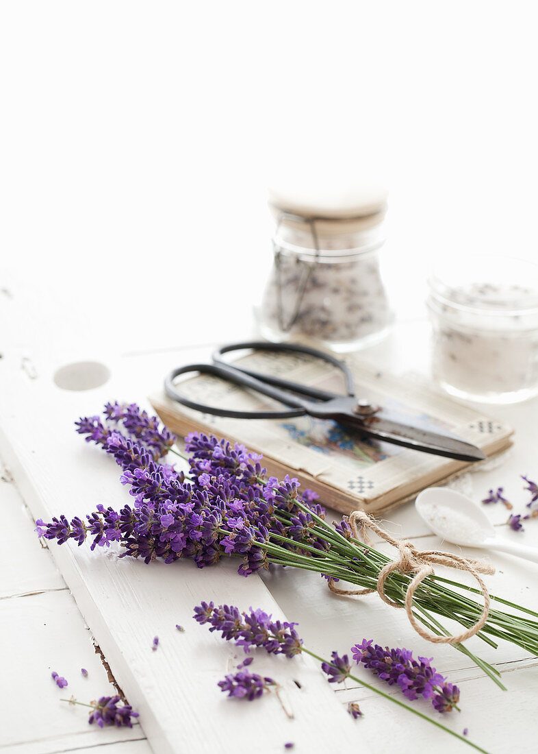 Fresh Lavender and Lavender Sugar