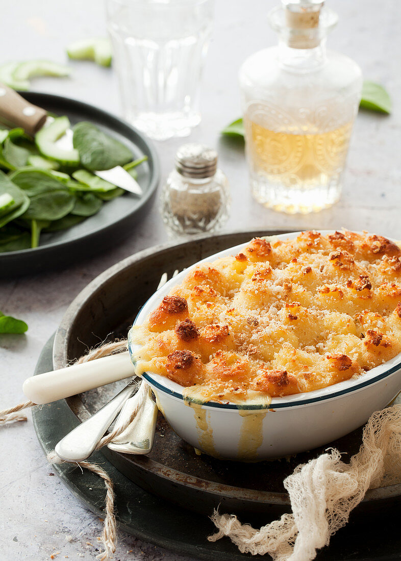 Freshly Baked Vegetarian Potato Pot Pie