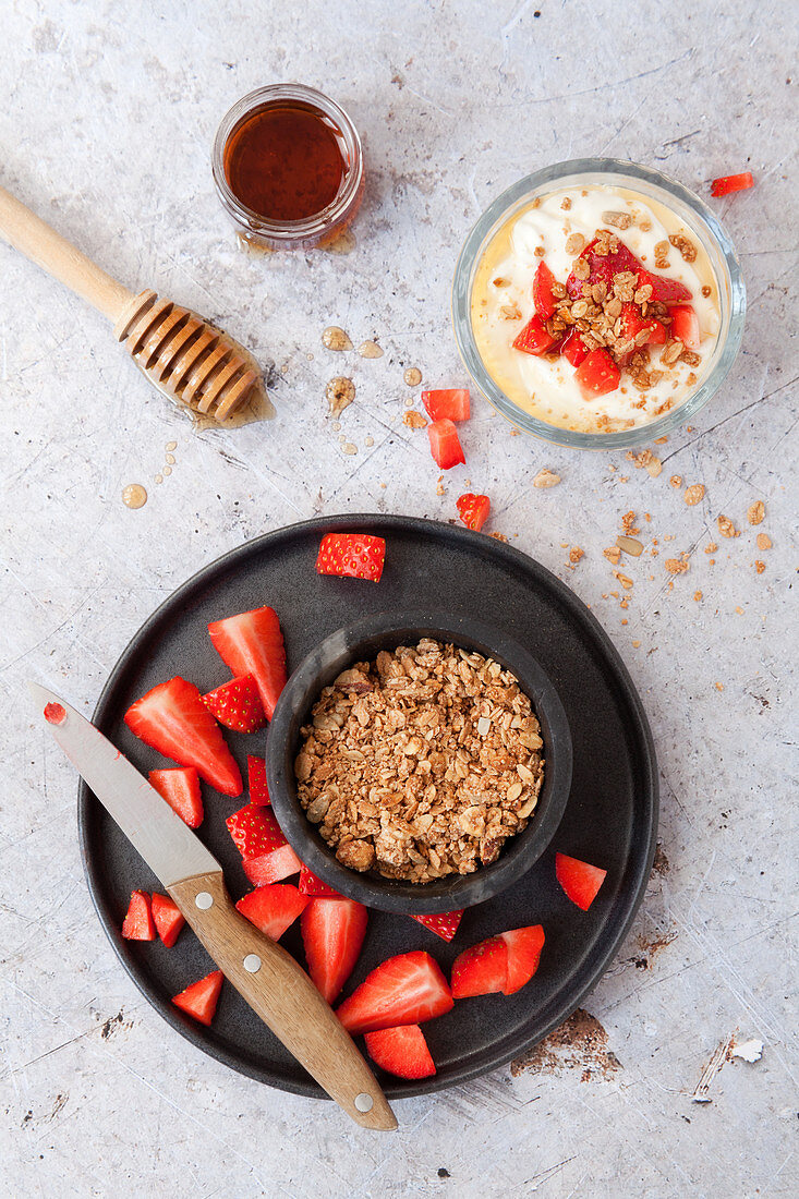 Granola Strawberries