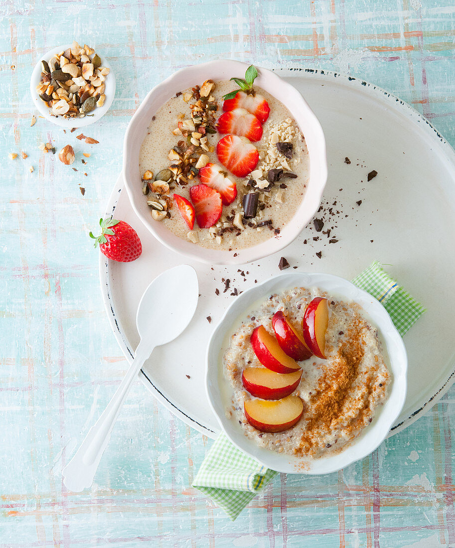 Früchte Bowls zum Frühstück