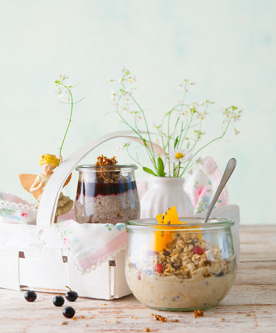 Frühstück mit Müsli