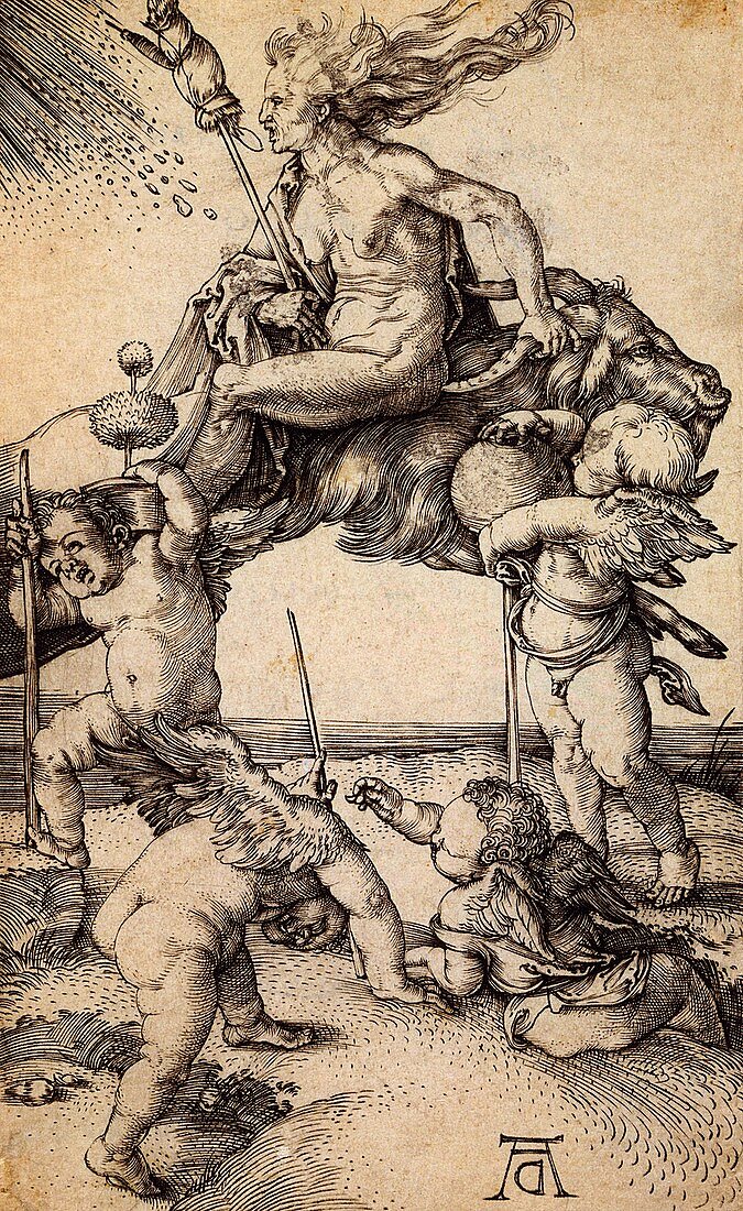 Albrecht Durer on witchcraft, 1500s