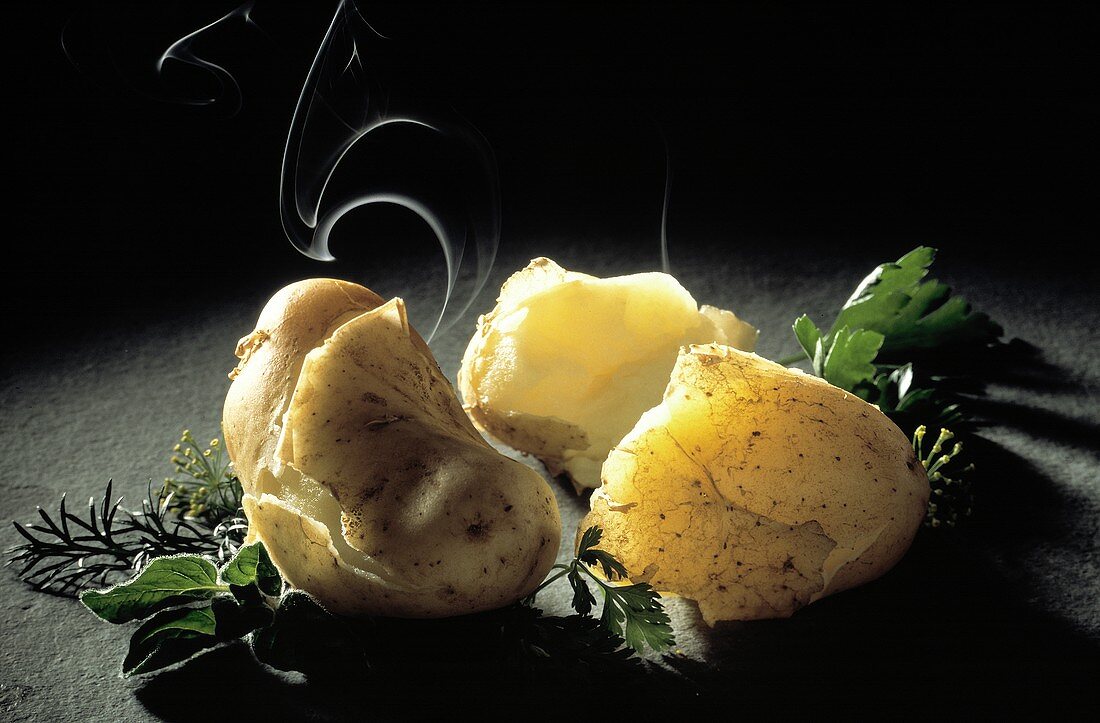 Potatoes in Their Skins with Herbs