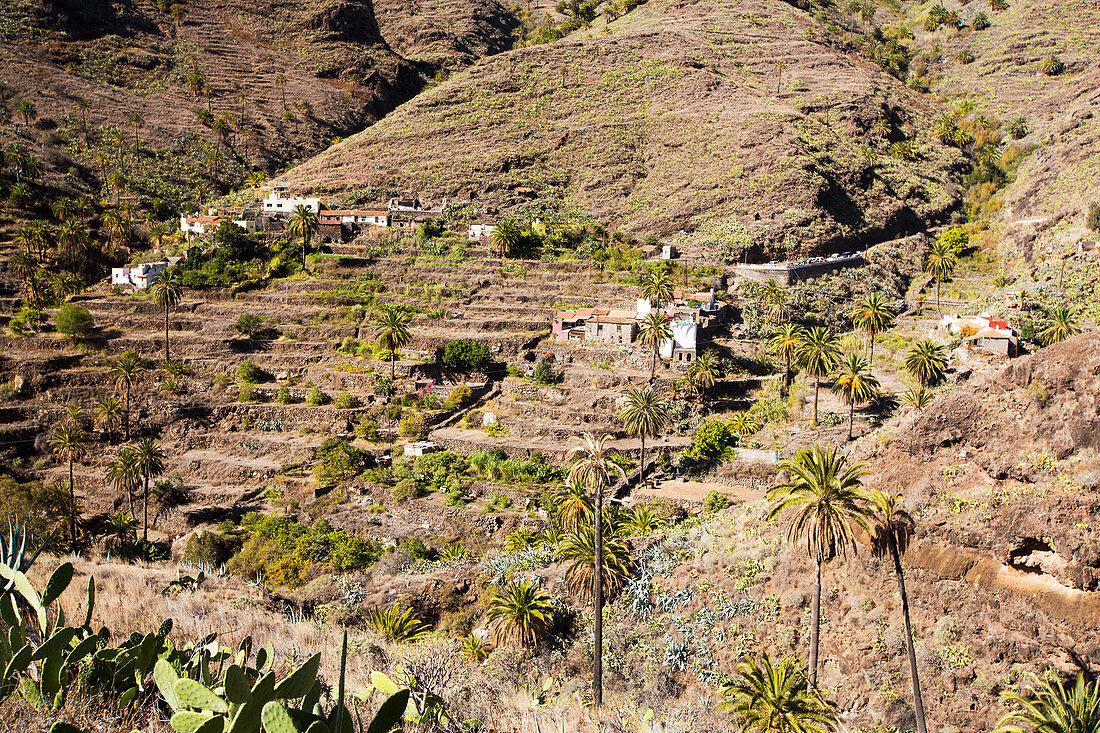 La Gomera landscape near Benchijigua, Canary Islands