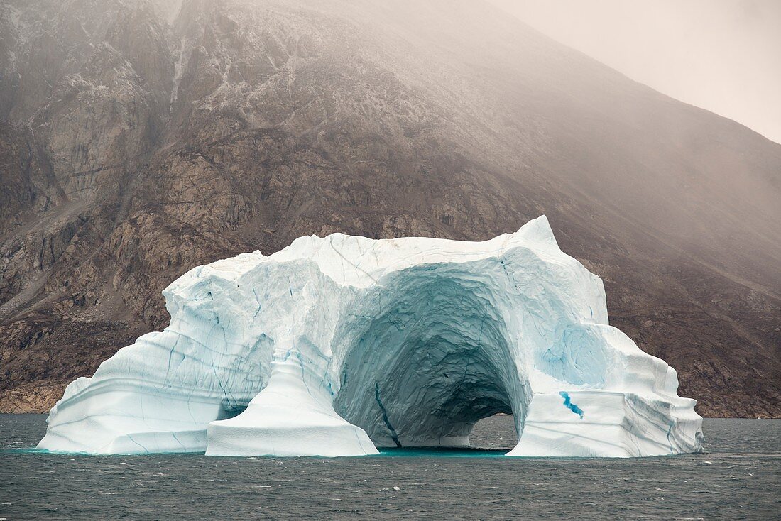 Iceberg in Scoresby Sund fjord, Greenland