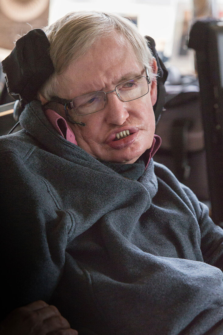 Stephen Hawking, British physicist