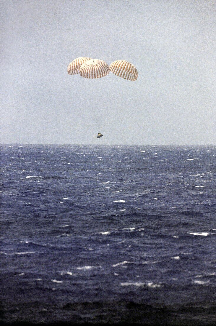 Apollo 12 splashdown, 1969