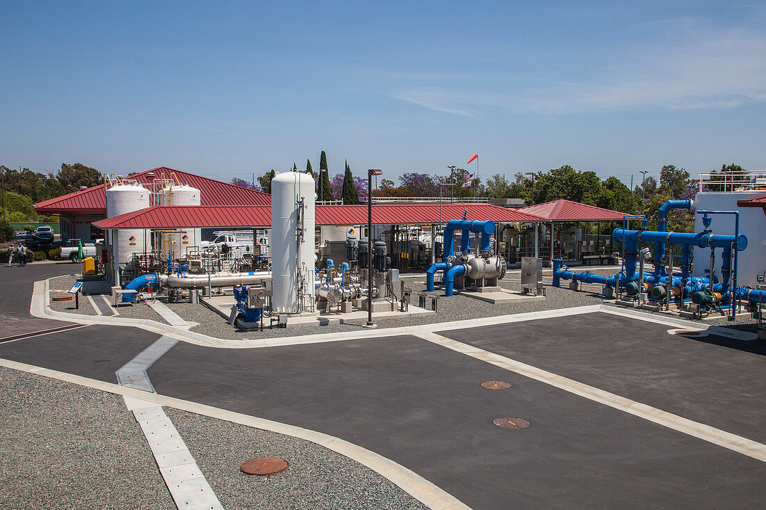 Water treatment facility, California, USA