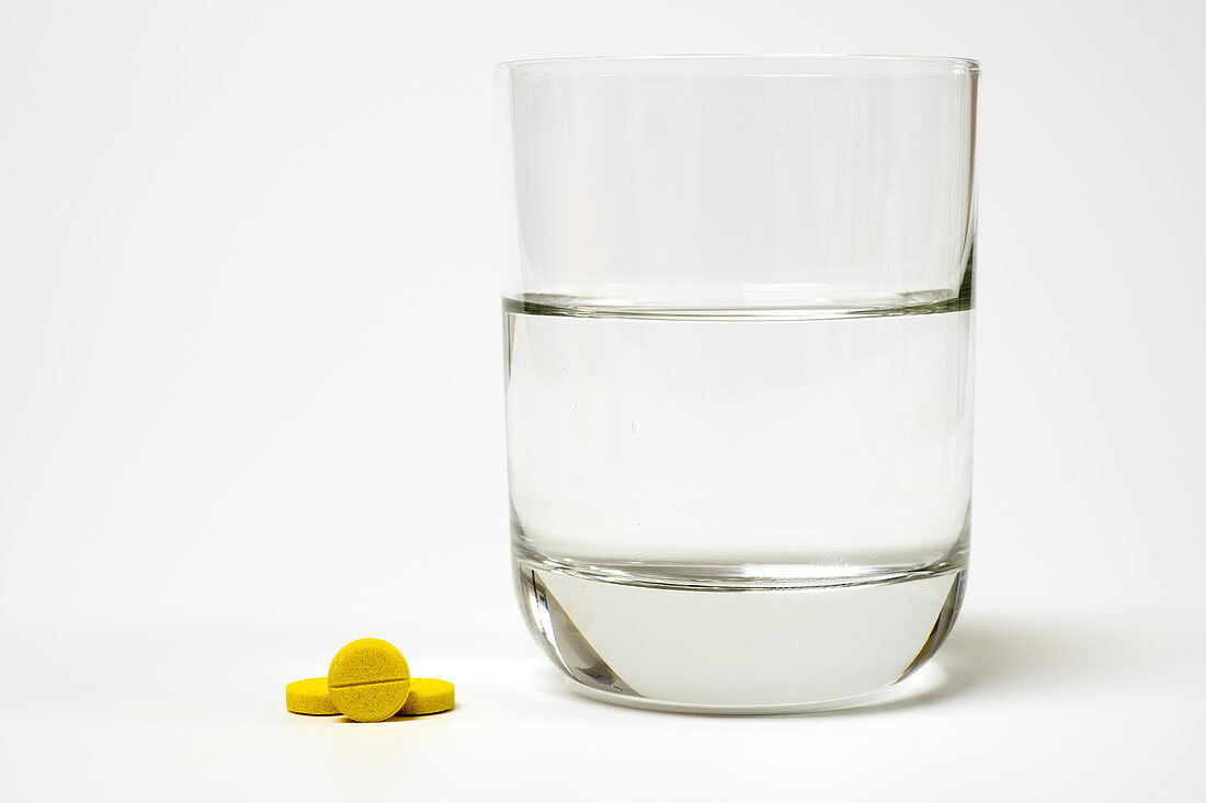 Medication and glass of water