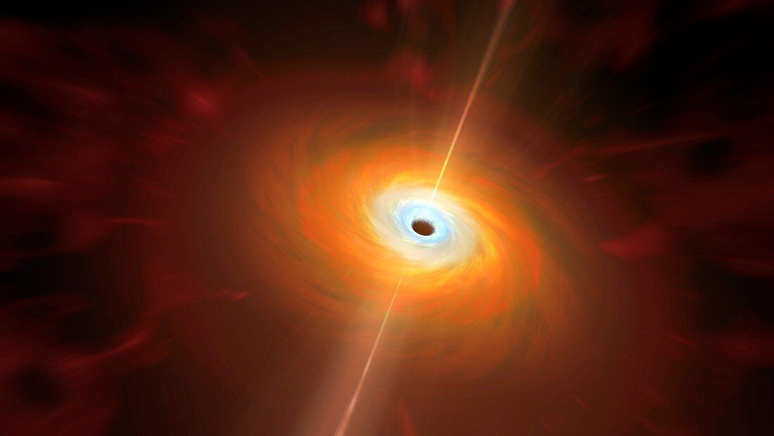 Black hole, illustration