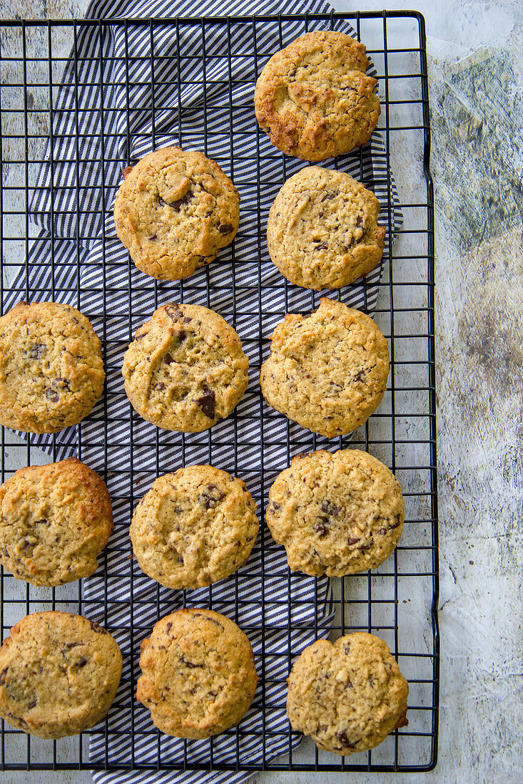 Cookies auf Abkühlgitter