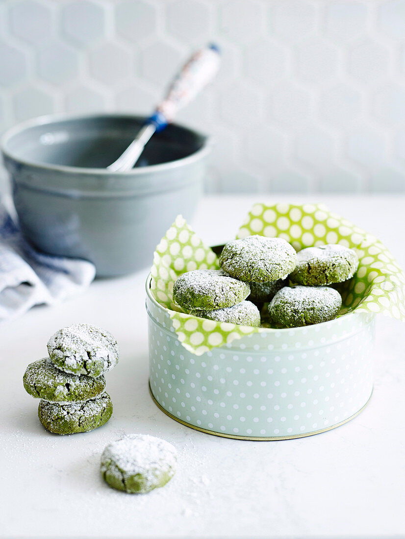 Matcha-Cookies