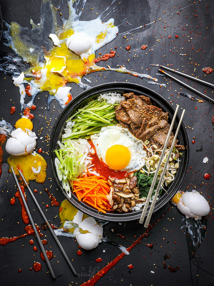 Bibimbap (Reisgericht, Korea)