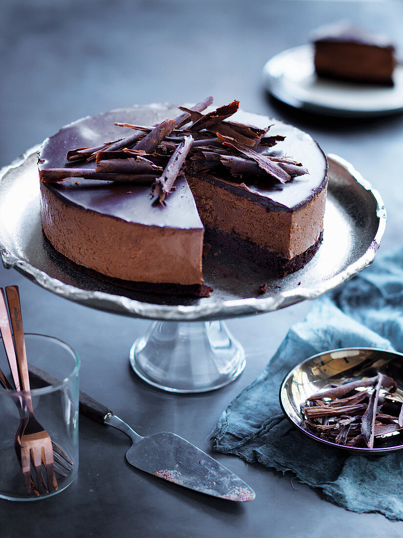 Schokoladenmousse-Torte