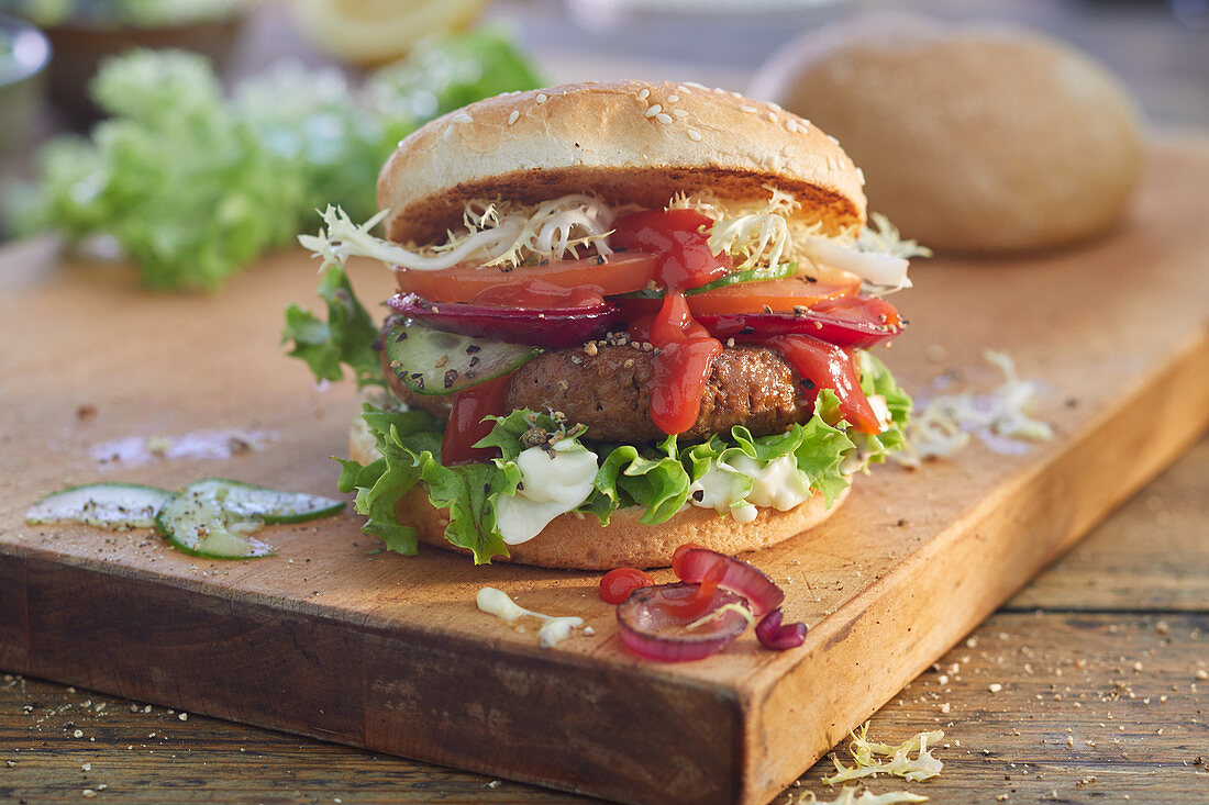 Vegetarischer Burger