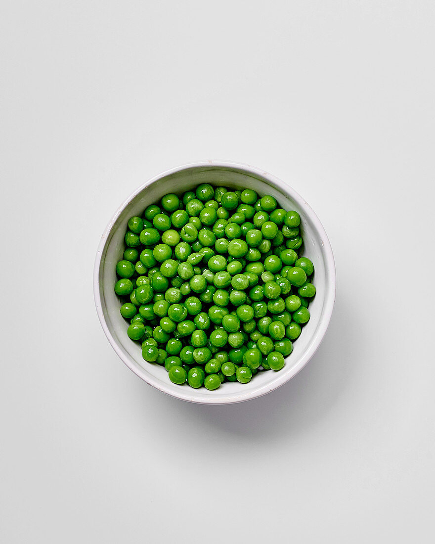 Peas in a bowl