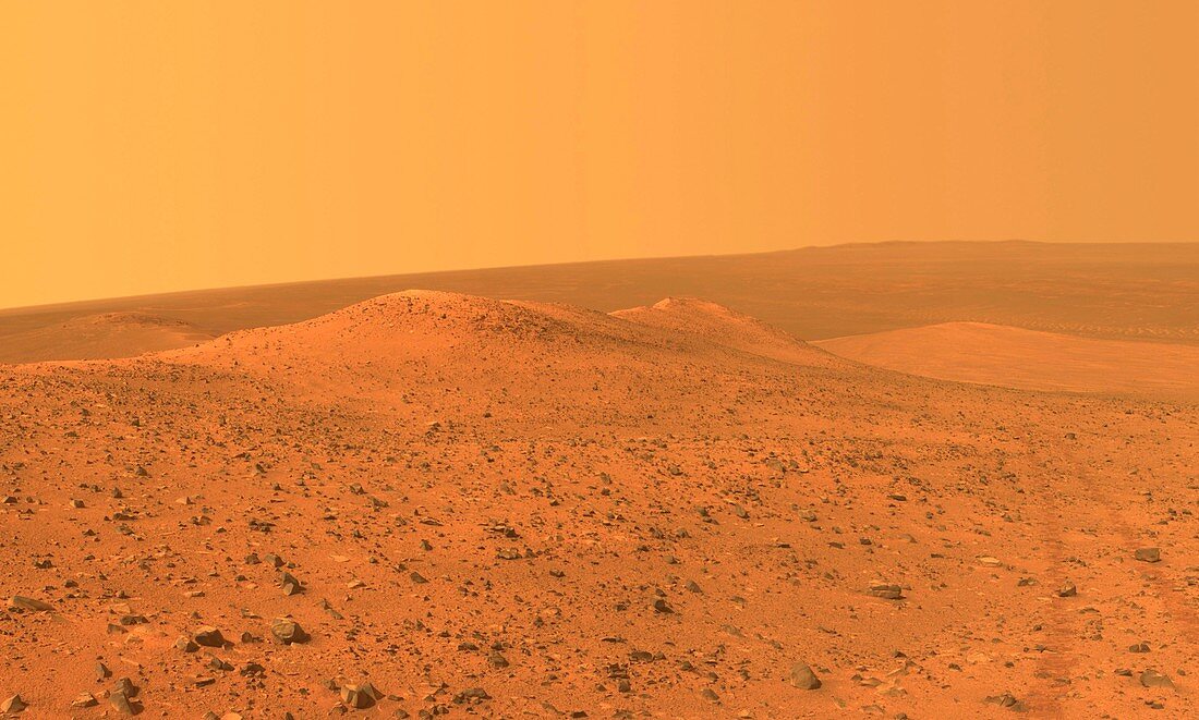 Wdowiak Ridge on Mars, Opportunity rover image